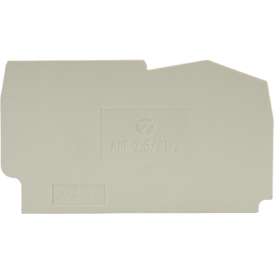 APF 2,5/D 1/2, End plate, 07.312.2353.0